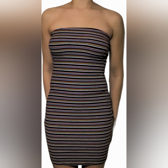 Strapless Dress, S, Rainbow Color - Picture 4 of 5